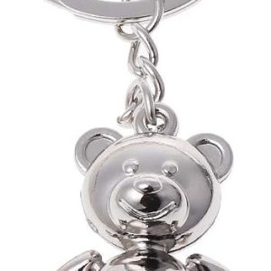 Fashion Keychain Metal Movable Bear Keychain Nice Car for Key Fashion 3D Animal Keyring Lucky Charm Hanging Pendant Gift for Men & W, As Shown in the Figure