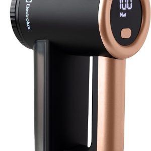 Electrolux Rechargeable Fabric Shaver | 3-Speed Lint Remover for Clothes & Furniture | Eliminates Fuzz & Pilling | Electric Lint Shaver with LED Display & Type-C Fast Charging Port - Black