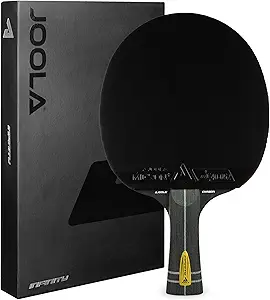 JOOLA Infinity Carbon Professional Ping Pong Paddles - Ergonomic Comfort Grip - ITTF Approved Rubbers - Professional Ping Pong Paddle for Advanced Control & Speed - Table Tennis Racket