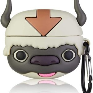 for AirPods Pro 3 Case Cute (2025),Girls Funny 3D Cartoon Ox Creative Design,Boys Kawaii Silicone Soft Shell Protective Cover for Airpod Pro 3rd Generation