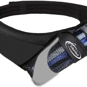 AiRunTech Running Hydration Belt with Water Bottle Holder,Hiking Fanny Pack for Phone and Wallet,Running Bag Runners Essentials Accessories Marathon Triathlon Walking Jogging Gear Gift