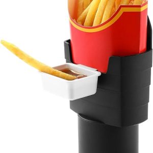SUADEN French Fry Holder and Sauce Holder Set for Car | Funny Useful White Elephant Gift Idea for Adults, Stocking Stuffer for Men and Women