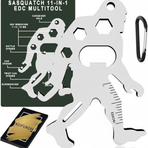 Funny Men Gift Ideas Sasquatch - Unique Back To School Gifts for Students Teachers, Cool Stocking Stuffers White Elephant Gifts for Him, Novelty EDC Pocket Multitools Birthday Fathers Day Dad Gifts