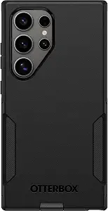 OtterBox Samsung Galaxy S24 Ultra Commuter Series Case - Black | Ultra-Thin, Protective Minimalist Phone Case for Samsung Galaxy, Wireless Charging Compatible, Sleek, Pocket-Friendly Design
