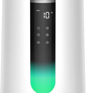 DREO HEPA Air Purifier for Home, AHAM VERIFIDE Air Cleaner for Bedroom, Pets, Smoke, Dust, Pollen & Odors, PM2.5 Monitor, Auto, Turbo & Quiet Sleep Mode, 4 Speeds, Scent Diffuser, DR-HAP008 (Dreo 338)