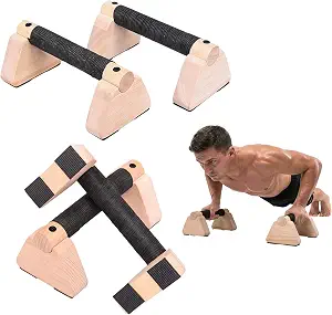 Non-Slip Push Up Boards, 2 Pcs 20cm Fitness Plates for Home Gym Strength Training