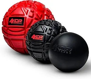 4KOR Massage Balls for Trigger Point Therapy - Myofascial Release Ball - Muscle Relief for Back, Neck, Shoulder, Foot Pain - Fitness Massage Balls for Mobility - Deep Tissue Release Ball